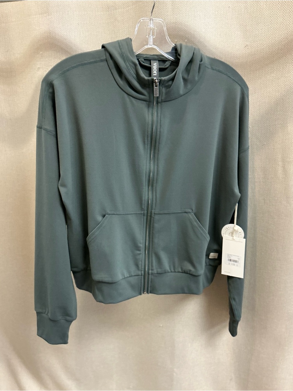 Vuori Halo Modern Full Zip Hoodie Agate Green